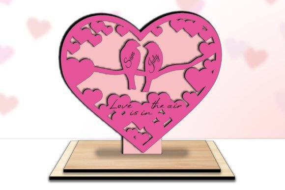 Senal De Amor Para Pareja De Pajaros Del Dia De San Valentin Creativo Digital